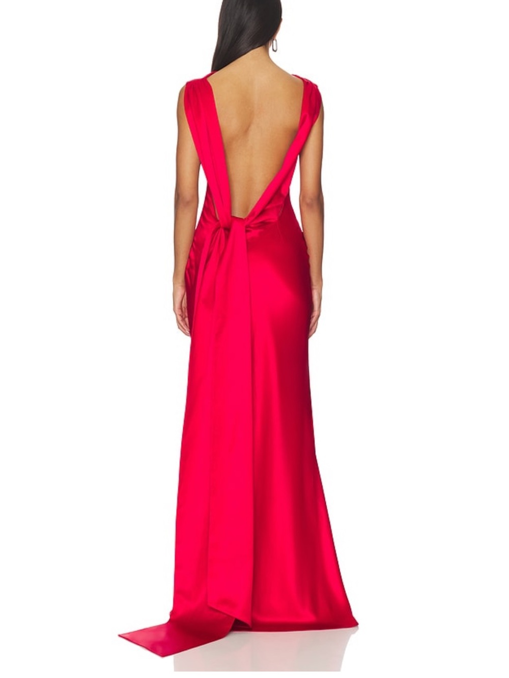 Sau Lee Callie Gown in Red Dress 6